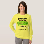 T-shirt Jambo Kenya Hakunamatata Vous me manquez comme Nya (Devant entier)