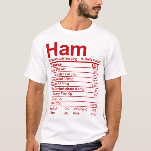 T-shirt jambon (Devant)