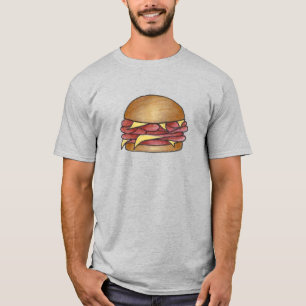 T-shirt Jambon et fromage sur le pain Sandwich Deli Food