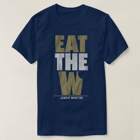 T-shirt Jameis Winston mange le w (Design devant)