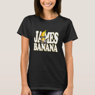 T-shirt James Banana Dab Danse Banana Avec Nice Letterin