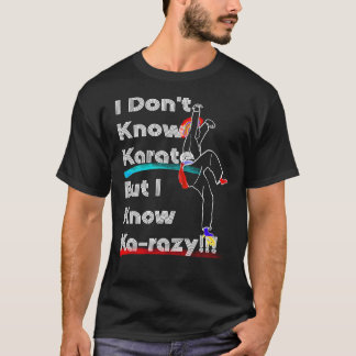 T-shirt James Brown - I Don&x27 ; t Know Karate mais je co