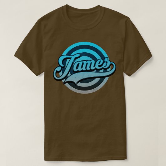 T-shirt James Classic Name (Design devant)