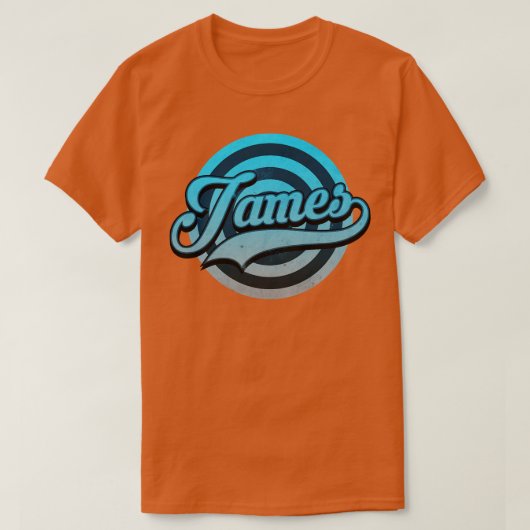 T-shirt James Classic Name (Design devant)
