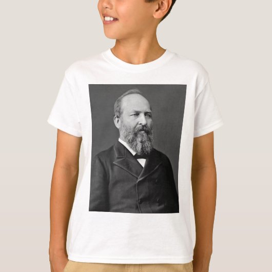T-shirt James Garfield 20e Président (Devant)