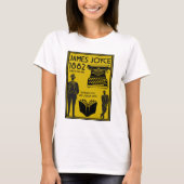 T-shirt James Joyce Dublin Irlande (Devant)