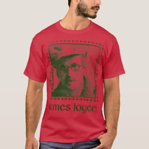 T-shirt James Joyce Retro Style fané Design