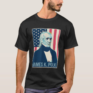 T-shirt James K Polk, président des États-Unis