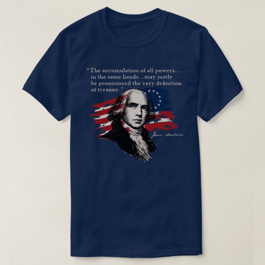 T-shirt James Madison (Design devant)