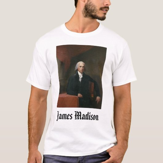 T-shirt james_madison_by_gilbert_stuart, James Madison,… (Devant)