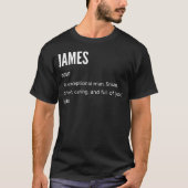 T-shirt James Noun Un Homme Exceptionnel (Devant)