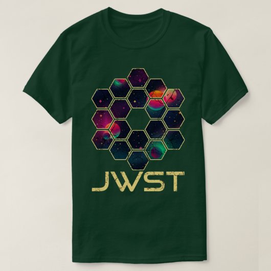 T-shirt James Webb Elescope spatial JWS Astronomy Science (Design devant)
