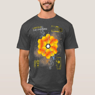T-shirt James Webb Space elescope Art JWS Unfold the Unive