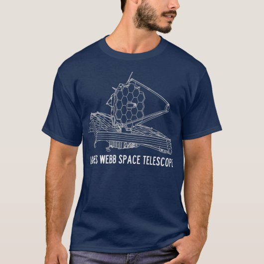 T-shirt James Webb Télescope spatial Modèle JWST (Devant)
