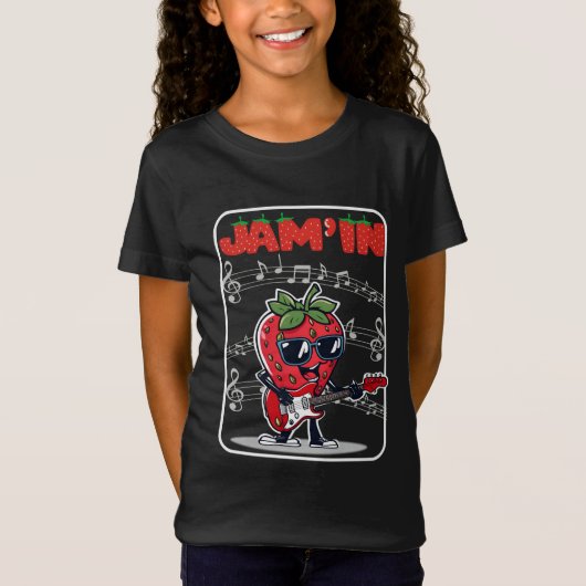 T-Shirt Jam'in aux fraises (Devant)