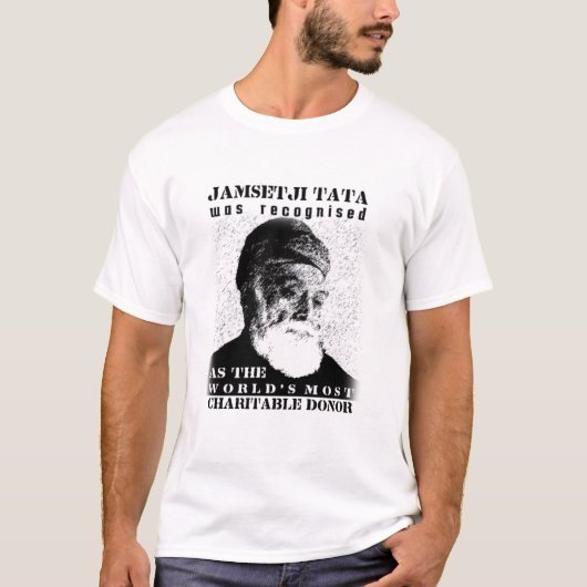 T-shirt Jamsetji Tata design la meilleure tata don (Devant)