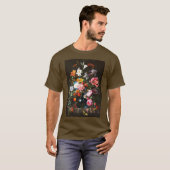 T-shirt Jan Davidsz de Heem, Vase des fleurs, 1670 (Devant entier)