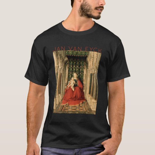 T-shirt Jan Van Eyck Dresden Triptych Pour (Devant)