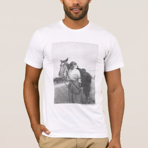 T-shirt Jane Bernoudi et son cheval