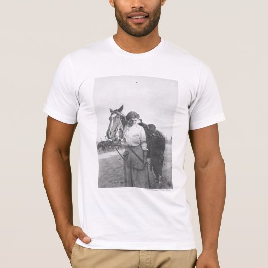 T-shirt Jane Bernoudi et son cheval (Devant)