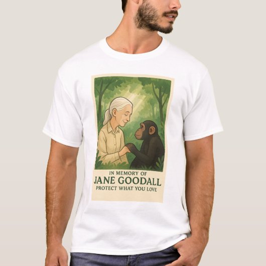 T-shirt jane goodall (Devant)