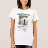 T-shirt Jane & Rochester Thornfield Hall Green (Devant)