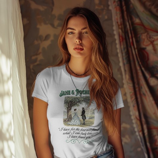 T-shirt Jane & Rochester Thornfield Hall Green