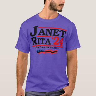 T-shirt Janet And Rita pour 2024 Voici les Mamies