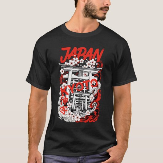 T-shirt Japan city Kyoto (Devant)