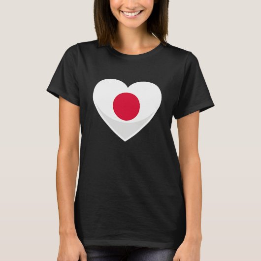 T-shirt Japan Flag Pocket Heart (Devant)