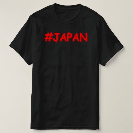 T-shirt "#JAPAN" Joli Design. Commandez dès maintenant (Design devant)