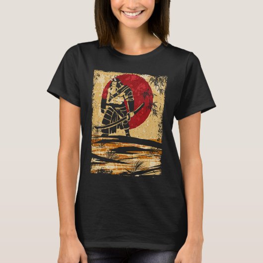 T-shirt Japan Oni Fighter Japanese Retro (Devant)