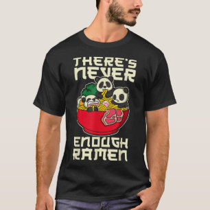 T-shirt Japanese Anime Kawaii Ramen Noodles Panda 