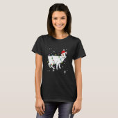 T-shirt Japanese Bobtail Cat Christmas Lights Christmas Ca (Devant entier)