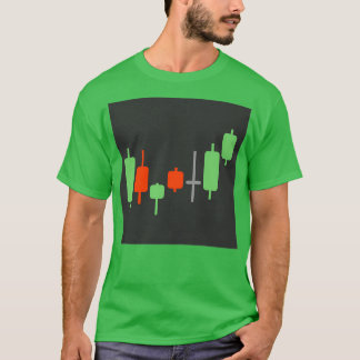 T-shirt japanese candlestick graph