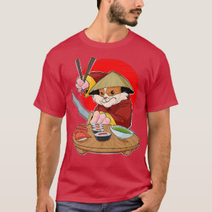 T-shirt Japanese Food I Maki Lover I Samurai Sushi Guinea 