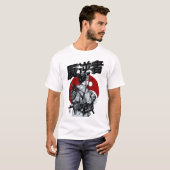 T-shirt Japanese Geisha Urban Cool Style  (Devant entier)