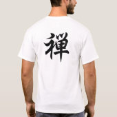 T-shirt Japanese Kanji ”ZEN” T-shirt (Dos)