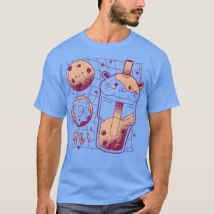 T-shirt Japanese Kawaii Boba Tea Guinea Pig Donut Cookie G