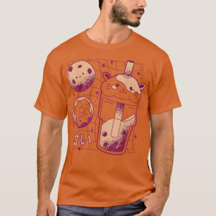 T-shirt Japanese Kawaii Boba Tea Guinea Pig Donut Cookie G