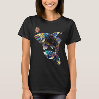 T-shirt Japanese Koi Fish, Koi Carp Lovers, Women, Men, Ki
