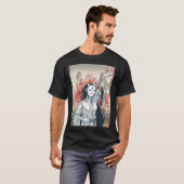 T-shirt Japanese Samurai Japanese Cherry Blossom Sakura (Devant entier)