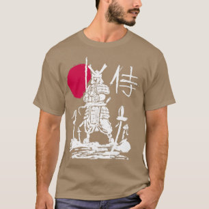 T-shirt Japanese Samurai Warrior Martial Arts Katana Figh