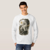 T-shirt 【Japanese White Tiger Long Sleeve T-Shirt】 (Devant entier)