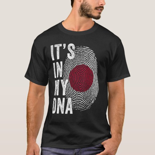 T-shirt Japon C'est dans mon ADN mignon japonais empreinte (Devant)