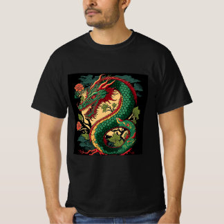 T-shirt Japon Dragon Anime Japon Dragons chinois Tattoo