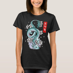 T-shirt Japon Dragon Terre Élémentaire Mythique Aile Re