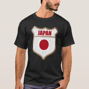 T-shirt Japon Drapeau Patch Pour Les Japonais Et Qui Aimen