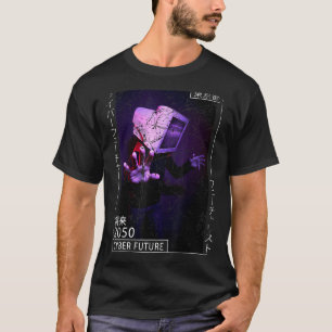 T-shirt Japon esthétique Cyberpunk Cyborg 80s Futurisme
