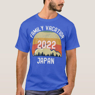 T-shirt Japon Famille Vacation 2022 Correspondant490
